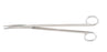Miltex - Dissecting Scissors Metzenbaum 9 Inch Length OR Grade German Stainless Steel NonSterile Finger Ring Handle Curved Blade Blunt Tip / Blunt Tip - 5-189