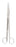 Miltex Miltex Dissecting Scissors Sims 8 Inch Length OR Grade Stainless Steel (German) NonSterile Finger Ring Handle Straight Blade Sharp/Sharp - 5-220