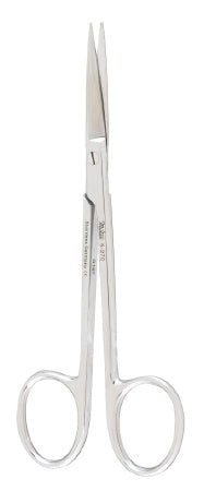 Miltex Miltex Plastic Surgery Scissors Wagner 4-3/4 Inch Length OR Grade Stainless Steel (German) NonSterile Finger Ring Handle Straight Blade Sharp/Sharp - 5-270