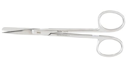 Miltex - Plastic Surgery Scissors Wagner 4-3/4 Inch Length OR Grade German Stainless Steel NonSterile Finger Ring Handle Straight Blade Sharp Tip / Blunt Tip - 5-272