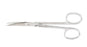 Miltex - Plastic Surgery Scissors Wagner 4-3/4 Inch Length OR Grade German Stainless Steel NonSterile Finger Ring Handle Curved Blade Sharp Tip / Sharp Tip - 5-277