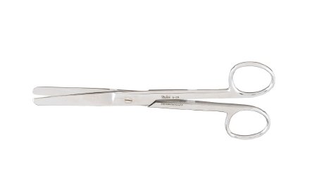 Miltex Miltex Operating Scissors 6-1/2 Inch Length OR Grade Stainless Steel (German) NonSterile Finger Ring Handle Straight Blade Blunt/Blunt - 43613