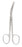 Miltex - Eye Scissors 4-1/2 Inch Length Surgical Grade Stainless Steel NonSterile Finger Ring Handle Side Angled Sharp Tip / Sharp Tip - 5-310