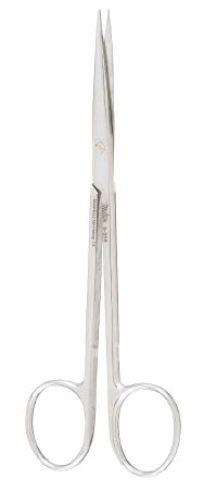 Miltex - Operating Scissors Brophy 5-1/2 Inch Length OR Grade German Stainless Steel NonSterile Finger Ring Handle Straight Blade Sharp Tip / Sharp Tip - 5-316