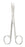 Miltex - Operating Scissors Goldman-Fox 5 Inch Length OR Grade German Stainless Steel NonSterile Finger Ring Handle Curved Blade Sharp Tip / Sharp Tip - 5-320