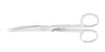 Miltex - Operating Scissors 6 Inch Length OR Grade German Stainless Steel NonSterile Finger Ring Handle Curved Blade Sharp Tip / Sharp Tip - 5-37