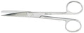 Miltex - Operating Scissors 5-1/2 Inch Length OR Grade German Stainless Steel NonSterile Finger Ring Handle Curved Blade Sharp Tip / Blunt Tip - 5-46