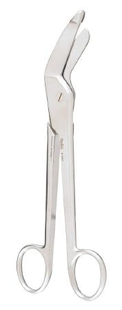 Miltex Miltex Bandage Scissors Hercules 7-1/2 Inch Length Surgical Grade Stainless Steel NonSterile Finger Ring Handle Curved Blade Blunt/Blunt - 5-547