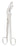 Miltex - Bandage Scissors Hercules 7-1/2 Inch Length Surgical Grade Stainless Steel NonSterile Finger Ring Handle Curved Blade Blunt Tip / Blunt Tip - 5-547