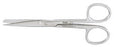 Miltex - Operating Scissors 5-1/2 Inch Length OR Grade German Stainless Steel NonSterile Finger Ring Handle Straight Blade Sharp Tip / Sharp Tip - 5-6