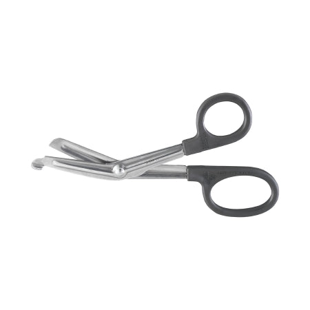 Miltex - Bandage Scissors 6-1/2 Inch Length Surgical Grade Stainless Steel / Plastic NonSterile Finger Ring Handle Angled Blade Blunt Tip / Blunt Tip - Integra Lifesciences - 5-998
