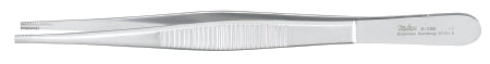 Miltex Miltex Tissue Forceps Brown 6 Inch OR Grade Stainless Steel (German) NonSterile NonLocking Thumb Handle Straight 8 X 8 Teeth, Serrated Tip - 6-138