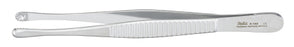 Miltex Miltex Tissue Forceps Russian 6 Inch OR Grade Stainless Steel (German) NonSterile NonLocking Thumb Handle Straight Serrated Tips - 6-142