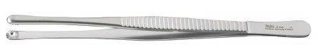 Miltex Miltex Tissue Forceps Russian 8 Inch OR Grade Stainless Steel (German) NonSterile NonLocking Thumb Handle Straight Serrated Tips - 6-144