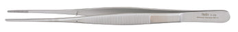 Miltex Miltex Dressing Forceps Potts-Smith 7 Inch OR Grade Stainless Steel (German) NonSterile NonLocking Thumb Handle Straight Serrated Tip - 6-154