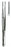 Miltex - Dressing Forceps Potts-Smith 8-1/4 Inch Length OR Grade German Stainless Steel NonSterile NonLocking Thumb Handle Straight Serrated Tip - 6-156