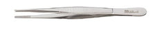 Miltex - Dressing Forceps 12 Inch Length OR Grade German Stainless Steel NonSterile NonLocking Thumb Handle Straight Serrated Tips - 6-18