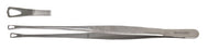 Miltex Miltex Tissue Forceps Singley 9 Inch OR Grade Stainless Steel (German) NonSterile NonLocking Thumb Handle Straight Serrated Tip - 6-214