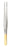 Miltex Carb-N-Sert Dressing Forceps 6 Inch Surgical Grade Stainless Steel / Tungsten Carbide NonSterile NonLocking Thumb Handle Straight Cross Serrated Tips - 6-30TC