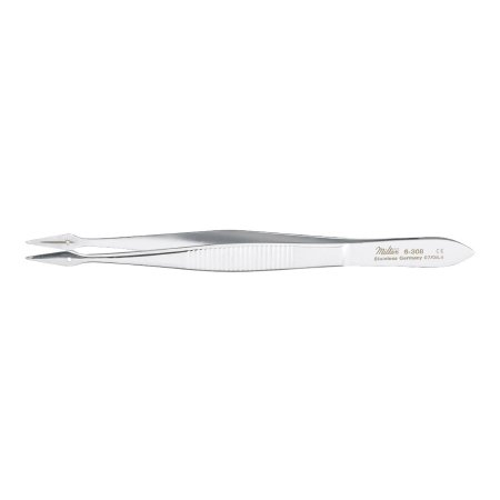 Miltex - Splinter Forceps Carmalt 4-1/4 Inch Length OR Grade German Stainless Steel NonSterile NonLocking Thumb Handle Straight Pointed Tips - 6-308