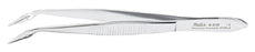 Miltex Miltex Splinter Forceps Carmalt 4-1/4 Inch OR Grade Stainless Steel (German) NonSterile NonLocking Thumb Handle Curved Pointed Tips - 6-310