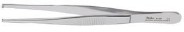 Miltex Miltex Tissue Forceps 4-1/2 Inch OR Grade Stainless Steel (German) NonSterile NonLocking Thumb Handle Straight 1 X 2 Teeth - 14763