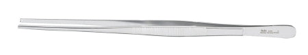 Miltex Miltex Tissue Forceps 10 Inch OR Grade Stainless Steel (German) NonSterile NonLocking Thumb Handle Straight 1 X 2 Teeth - 18415