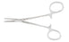 Miltex - Hemostatic Forceps Halsted-Mosquito 5 Inch Length OR Grade German Stainless Steel NonSterile Ratchet Lock Finger Ring Handle Straight Serrated Tips with 1 X 2 Teeth - 7-14