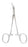 Miltex Miltex Hemostatic Forceps Halsted-Mosquito 5 Inch OR Grade Stainless Steel (German) NonSterile Ratchet Lock Finger Ring Handle Angled 45° Serrated Tip - 43666