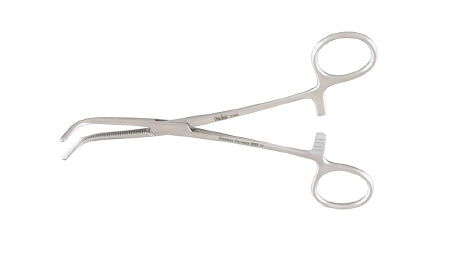Miltex Miltex Hemostatic Forceps Mixter 6-1/4 Inch OR Grade Stainless Steel (German) NonSterile Ratchet Lock Finger Ring Handle Full Curved Serrated Tip - 7-200