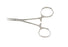 Miltex - Hemostatic Forceps Hartmann-Mosquito 3-1/2 Inch Length OR Grade German Stainless Steel NonSterile Ratchet Lock Finger Ring Handle Straight Serrated Tip - 7-24