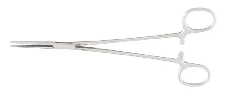 Miltex - Hemostatic Forceps Mosquito 8-1/4 Inch Length OR Grade German Stainless Steel NonSterile Ratchet Lock Finger Ring Handle Straight Delicate Serrated Tips - 7-250