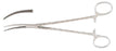 Miltex - Hemostatic Forceps Mosquito 8-1/4 Inch Length OR Grade German Stainless Steel NonSterile Ratchet Lock Finger Ring Handle Curved Delicate Serrated Tips - 7-252