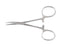 Miltex Miltex Hemostatic Forceps Hartmann-Mosquito 3-1/2 Inch OR Grade Stainless Steel (German) NonSterile Ratchet Lock Finger Ring Handle Curved Serrated Tip - 43672