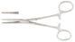 Integra Lifesciences - Forceps Lahey 5-1/2 Inch Length Surgical Grade Stainless Steel NonSterile Ratchet Lock Finger Ring Handle Straight Serrated Tip - 7-60