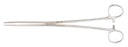 Miltex - Dressing Forceps Bozeman 10-1/2 Inch Length OR Grade German Stainless Steel NonSterile Ratchet Lock Finger Ring Handle Straight Serrated Tip - 7-620
