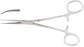 Miltex Miltex Hemostatic Forceps Coller 6-1/4 Inch OR Grade Stainless Steel (German) NonSterile Ratchet Lock Finger Ring Handle Curved Delicate Serrated Tips - 33420