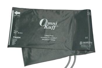 Welch Allyn Omni-Kuff Blood Pressure Cuff, 2 Tube with Inflation Kit Adult Thigh Thigh 31.8 X 8.5 Inch Nylon - 1600