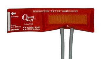 Omni-Kuff - Blood Pressure Cuff and Bulb Infant Arm Small Cuff 8 - 30 cm Nylon Cuff - 1606