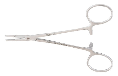 Miltex Needle Holder 4-3/4 Inch Serrated Jaws Finger Ring Handle - 43691