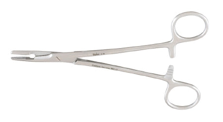 Integra Lifesciences - Needle Holder 6-1/2 Inch Length Serrated Jaws Finger Ring Handle - 8-16