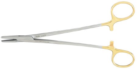 Integra Lifesciences - Needle Holder 7 Inch Length Serrated Jaws Finger Ring Handle - 8-46TC