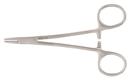 Integra Lifesciences - Needle Holder 8 Inch Length Serrated Jaws Finger Ring Handle - 8-48