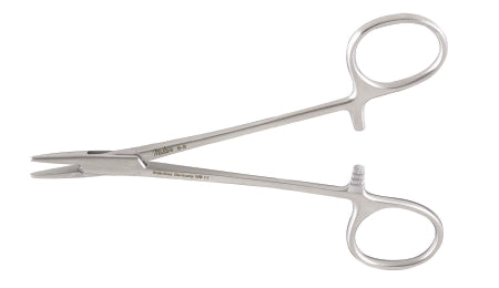 Miltex Needle Holder 5 Inch Smooth Jaws Finger Ring Handle - 43683