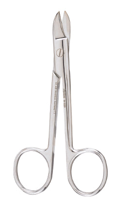 Miltex Miltex Wire Cutting Scissors 4-3/4 Inch Length OR Grade Stainless Steel (German) NonSterile Finger Ring Handle Straight Blade Blunt/Blunt - 9-120