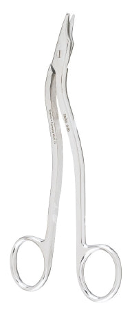 Miltex Miltex Suture Scissors Heath 6-1/4 Inch Length OR Grade Stainless Steel (German) NonSterile Finger Ring Handle Curved Blade Blunt/Blunt - 35309