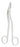 Miltex - Suture Scissors Heath 6-1/4 Inch Length OR Grade German Stainless Steel NonSterile Finger Ring Handle Curved Blade Blunt Tip / Blunt Tip - 9-96