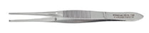 Vantage - Tissue Forceps Iris 4 Inch Length Floor Grade Stainless Steel NonSterile NonLocking Thumb Handle Straight 1 X 2 Teeth - V918-786