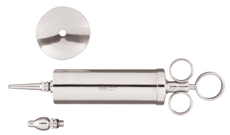 Integra Lifesciences - Ear / Ulcer Bulb Syringe 4 oz. Reusable NonSterile Chrome - V919-385