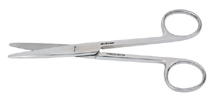 Miltex Vantage Dissecting Scissors Mayo 6-3/4 Inch Length Office Grade Stainless Steel Finger Ring Handle Blunt/Blunt - V95-124
